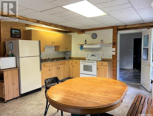 Acreage Bordering Meadow Lake Provincial Park, Dorintosh, SK - Indoor Photo Showing Kitchen With Double Sink