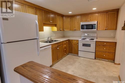 254 3631 Albert Street, Regina, SK - Indoor Photo Showing Kitchen With Double Sink