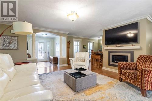 90 Bonaventure St, Dieppe, NB - Indoor Photo Showing Living Room With Fireplace