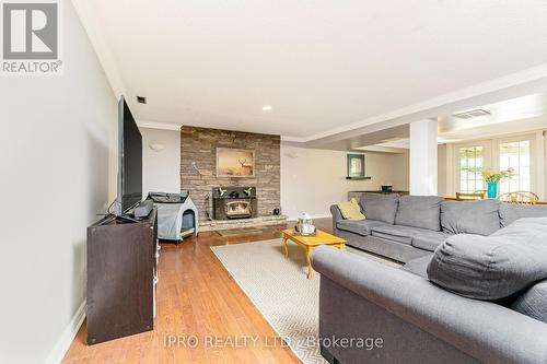 19997 Willoughby Road, Caledon (Alton), ON - Indoor Photo Showing Living Room With Fireplace