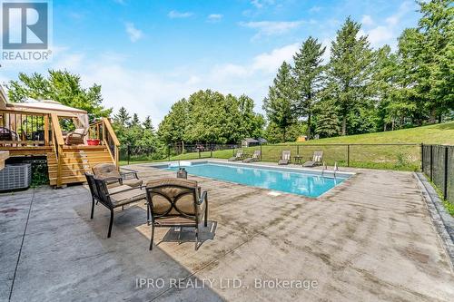 19997 Willoughby Road, Caledon (Alton), ON - Outdoor With In Ground Pool With Backyard