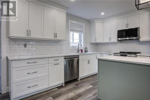 1124 Madeleine Avenue, Greater Sudbury, ON - Indoor Photo Showing Kitchen With Upgraded Kitchen