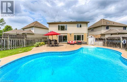 38 Windward Place, Kitchener, ON - Outdoor With In Ground Pool With Deck Patio Veranda With Backyard With Exterior