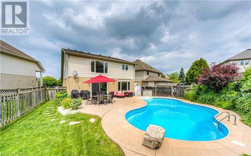 38 Windward Place, Kitchener, ON - Outdoor With In Ground Pool With Deck Patio Veranda With Backyard With Exterior