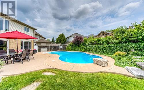38 Windward Place, Kitchener, ON - Outdoor With In Ground Pool With Deck Patio Veranda With Exterior