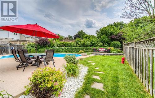 38 Windward Place, Kitchener, ON - Outdoor With In Ground Pool With Deck Patio Veranda With Backyard