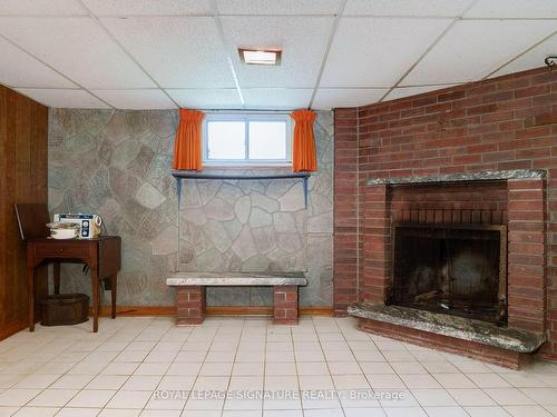 146 Upper Canada Dr, Toronto, ON - Indoor With Fireplace