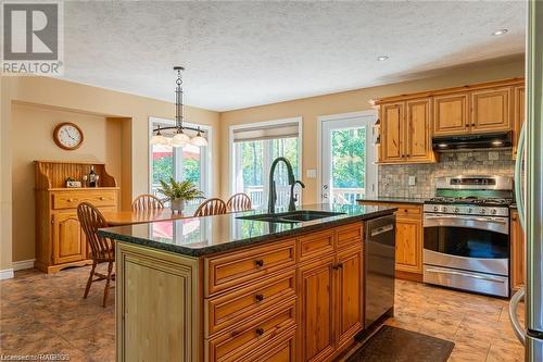 98 Birch Street, South Bruce Peninsula, ON - Indoor Photo Showing Kitchen With Double Sink