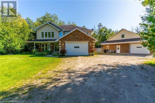 2200 Sq Ft Home, Detached 38 X 40 Shop. - 98 Birch Street, South Bruce Peninsula, ON - Outdoor With Deck Patio Veranda With Facade