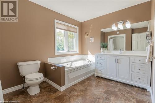 Walkthrough 4PC Ensuite with Jetted Tub - 98 Birch Street, South Bruce Peninsula, ON - Indoor Photo Showing Bathroom