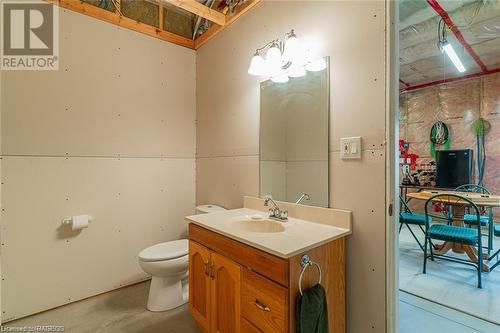 2Pc Bathroom in Shop - 98 Birch Street, South Bruce Peninsula, ON - Indoor Photo Showing Bathroom