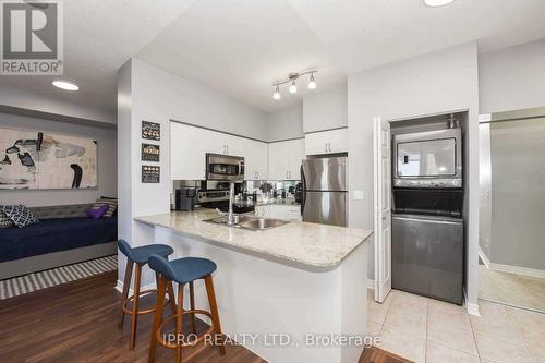 2206 - 388 Prince Of Wales Drive, Mississauga, ON - Indoor Photo Showing Kitchen With Stainless Steel Kitchen