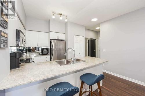 2206 - 388 Prince Of Wales Drive, Mississauga, ON - Indoor Photo Showing Kitchen With Double Sink With Upgraded Kitchen