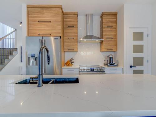 Cuisine - 101 Rue Georges-Estu, Lavaltrie, QC - Indoor Photo Showing Kitchen With Double Sink