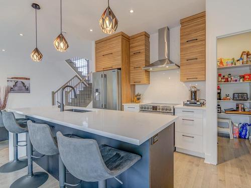 Cuisine - 101 Rue Georges-Estu, Lavaltrie, QC - Indoor Photo Showing Kitchen With Upgraded Kitchen