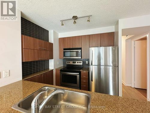 807 - 11 Brunel Court, Toronto, ON - Indoor Photo Showing Kitchen With Double Sink