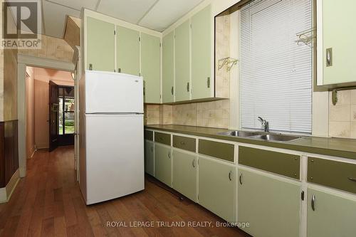 172 Langarth Street E, London, ON - Indoor Photo Showing Kitchen With Double Sink
