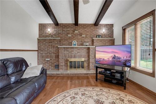 70 Monte Drive, Hamilton, ON - Indoor With Fireplace