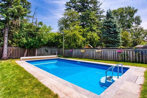 475 Mayzel Road, Burlington, ON - Outdoor With In Ground Pool With Backyard