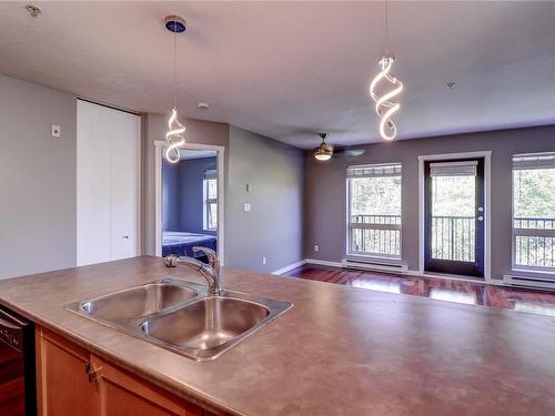 313-555 Franklyn St, Nanaimo, BC - Indoor Photo Showing Kitchen With Double Sink
