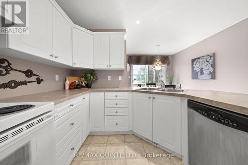 2 Hilton Place, Belleville, ON - Indoor Photo Showing Kitchen With Double Sink