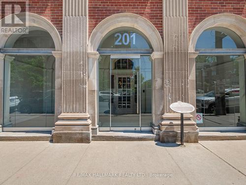 601 - 201 Carlaw Avenue, Toronto, ON - Outdoor With Facade