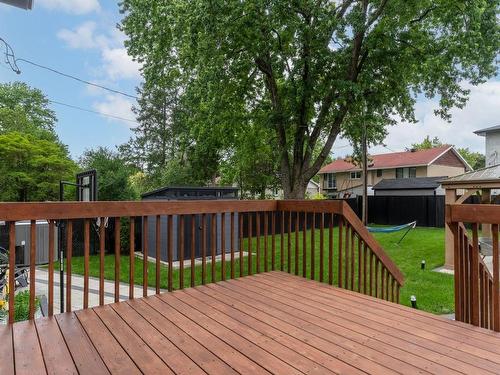 Terrasse - 7 Rue Mercier, Dollard-Des-Ormeaux, QC - Outdoor With Deck Patio Veranda With Backyard With Exterior