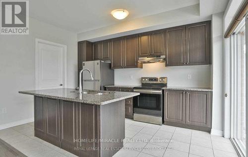 3 Canoe Lane, Hamilton, ON - Indoor Photo Showing Kitchen With Double Sink With Upgraded Kitchen