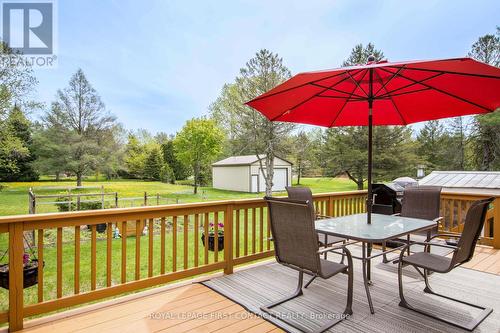 1417 Gill Road, Springwater (Midhurst), ON - Outdoor With Deck Patio Veranda With Exterior