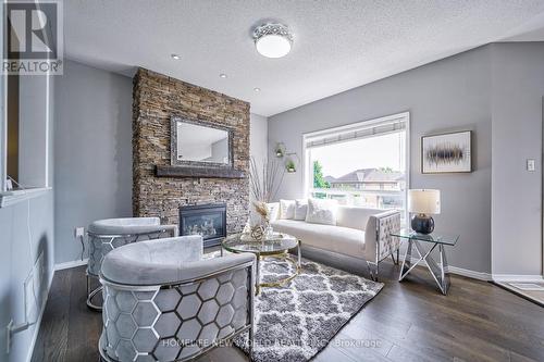 1716 Arborwood Drive, Oshawa, ON - Indoor Photo Showing Living Room With Fireplace