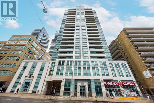 804 - 212 Eglinton Avenue E, Toronto, ON - Outdoor With Balcony With Facade