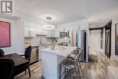 804 - 212 Eglinton Avenue E, Toronto, ON - Indoor Photo Showing Kitchen With Stainless Steel Kitchen With Upgraded Kitchen