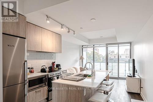 212 - 57 St Joseph Street, Toronto, ON - Indoor Photo Showing Kitchen With Stainless Steel Kitchen With Upgraded Kitchen