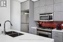 1002 - 127 Queen Street E, Toronto, ON  - Indoor Photo Showing Kitchen With Stainless Steel Kitchen With Double Sink 