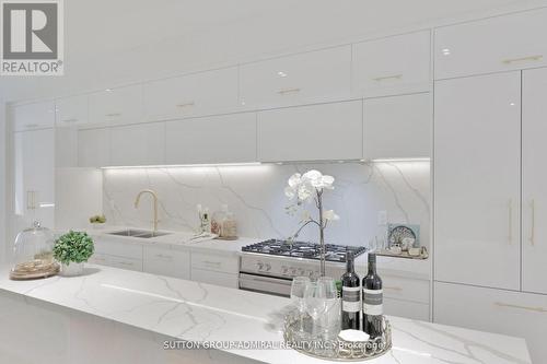 19 Flax Field Lane, Toronto, ON - Indoor Photo Showing Kitchen With Double Sink