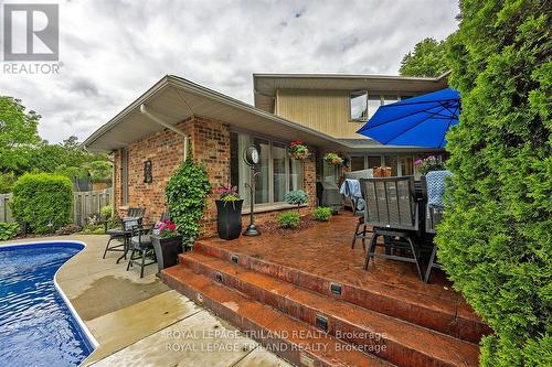 51 Paisley Street, London, ON - Outdoor With In Ground Pool With Deck Patio Veranda