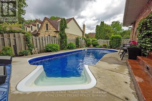 51 Paisley Street, London, ON - Outdoor With In Ground Pool With Backyard