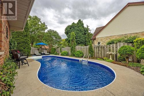 51 Paisley Street, London, ON - Outdoor With In Ground Pool With Backyard