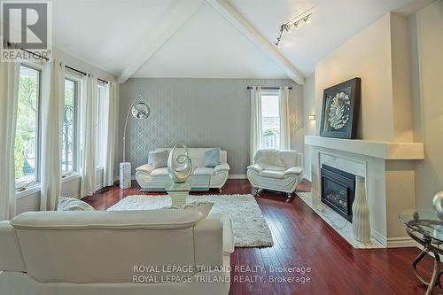 51 Paisley Street, London, ON - Indoor Photo Showing Living Room With Fireplace