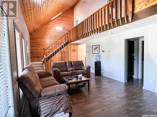 618 4Th Avenue W, Meadow Lake, SK - Indoor Photo Showing Living Room With Fireplace