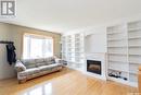 103 Nokomis Crescent, Saskatoon, SK  - Indoor Photo Showing Living Room With Fireplace 