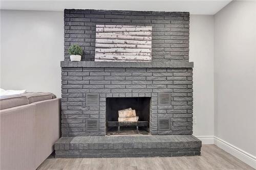 35 Lasila Court, Hamilton, ON - Indoor Photo Showing Living Room With Fireplace