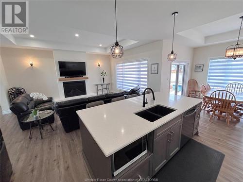 1912 Villa Canal, Kingsville, ON - Indoor Photo Showing Kitchen With Double Sink