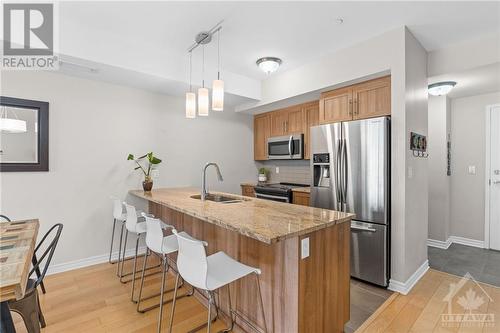 120 Prestige Circle Unit#214, Ottawa, ON - Indoor Photo Showing Kitchen With Double Sink