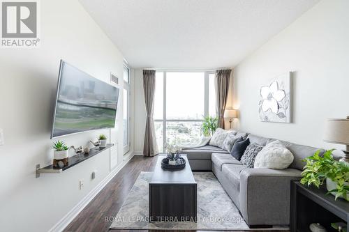1701 - 339 Rathburn Drive W, Mississauga, ON - Indoor Photo Showing Living Room