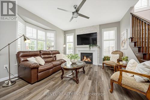 87 Horton Walk, Cambridge, ON - Indoor Photo Showing Living Room With Fireplace