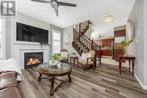 87 Horton Walk, Cambridge, ON - Indoor Photo Showing Living Room With Fireplace