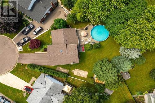 8 Hampton Court, Norfolk (Port Dover), ON - Outdoor With Above Ground Pool With View