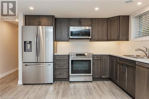 352 Mckenzie Avenue, North Bay, ON - Indoor Photo Showing Kitchen With Double Sink