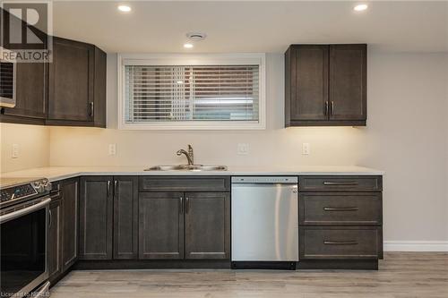 352 Mckenzie Avenue, North Bay, ON - Indoor Photo Showing Kitchen With Double Sink